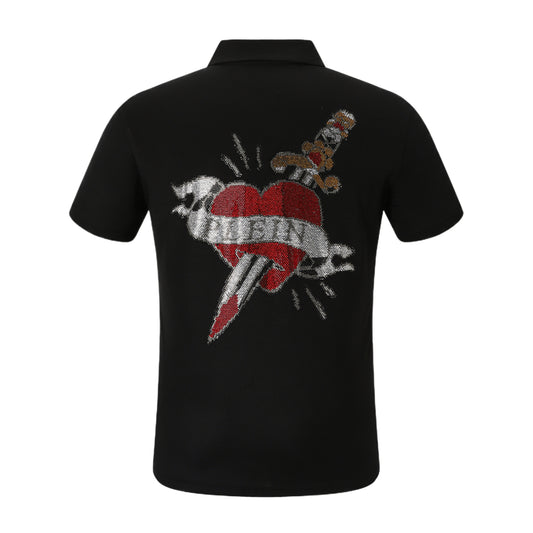 PP Polo shirt Crystal Heart