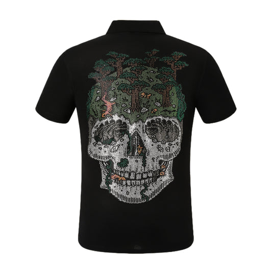 PP Polo shirt Crystal Skull