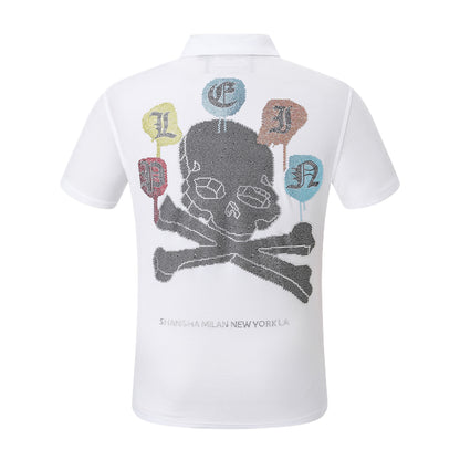 PP Polo shirt Crystal Skull