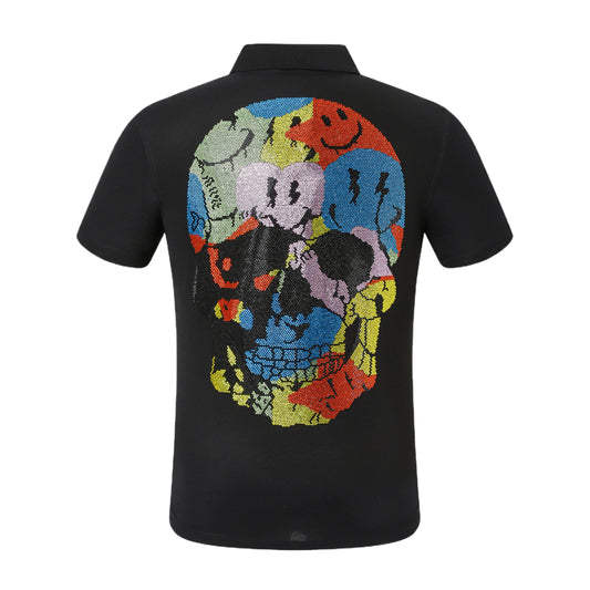PP Polo shirt Crystal Skull