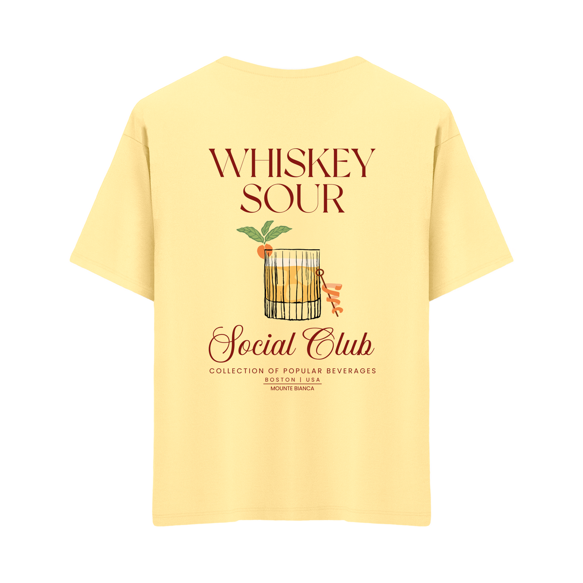 Whiskey Sour - Oversize T-shirt