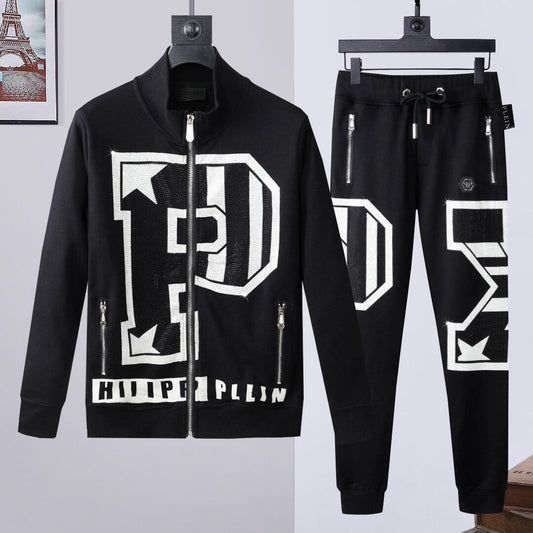 PP Skull Hoodie Jacket Suit