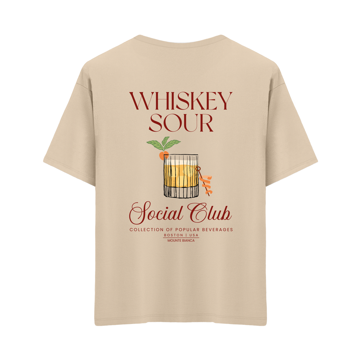 Whiskey Sour - Oversize T-shirt