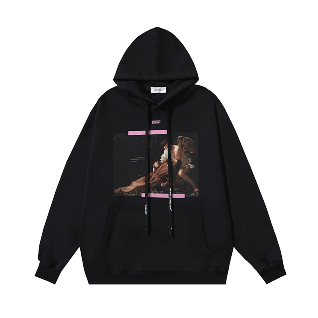 OFF Logo Print Hoodie