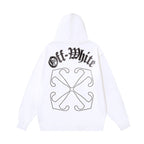 OFF Logo Print Hoodie