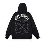 OFF Logo Print Hoodie
