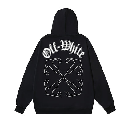 OFF Logo Print Hoodie