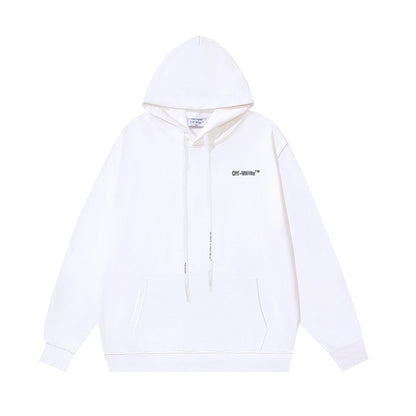 OFF Logo Print Hoodie