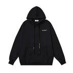 OFF Logo Print Hoodie