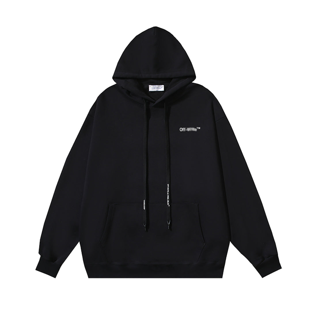 OFF Logo Print Hoodie