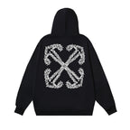 OFF Logo Print Hoodie