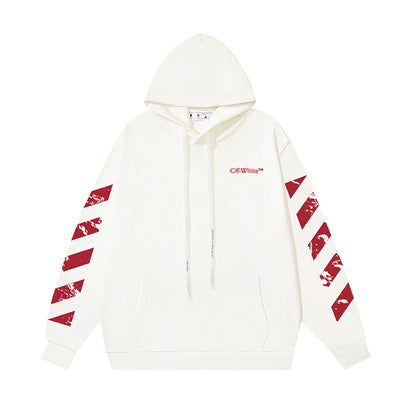 OFF Logo Print Hoodie