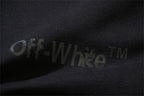 OFF Logo Print Hoodie Jacket