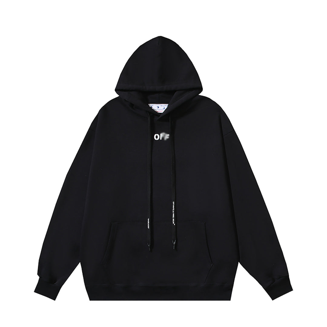 OFF Logo Print Hoodie