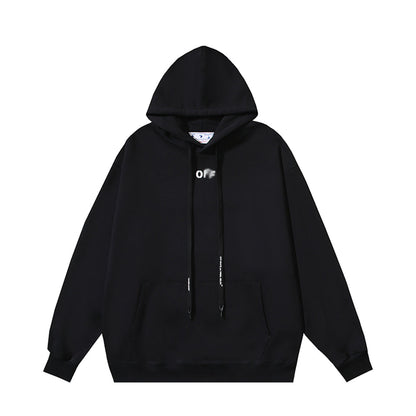 OFF Logo Print Hoodie