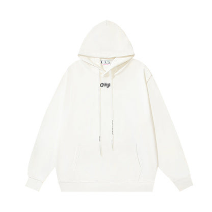 OFF Logo Print Hoodie