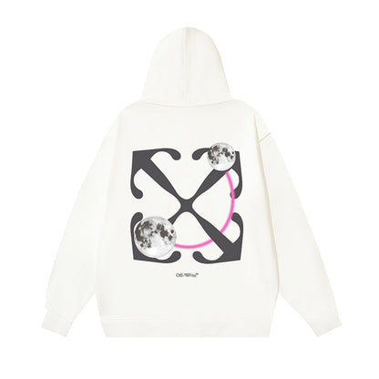 OFF Logo Print Hoodie