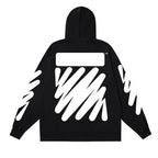 OFF Logo Print Hoodie Jacket