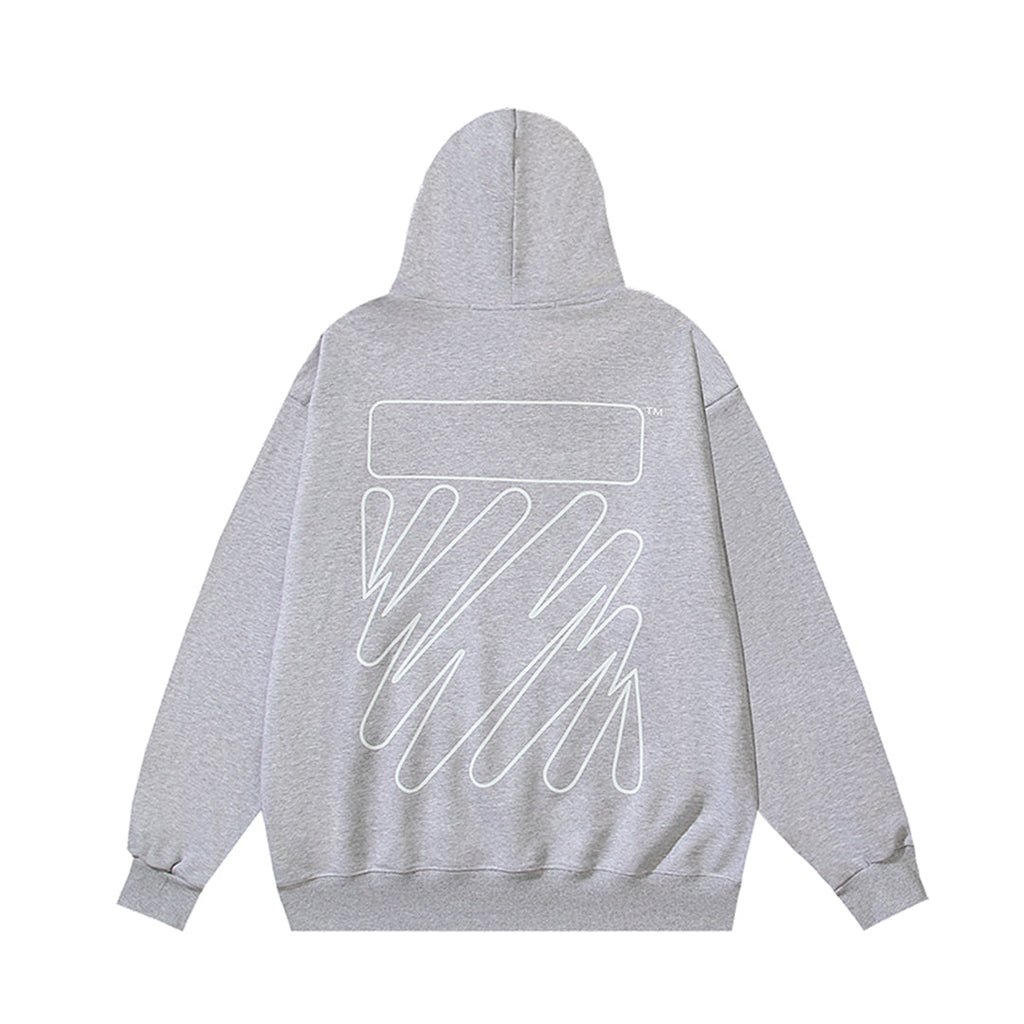 OFF Logo Print Hoodie