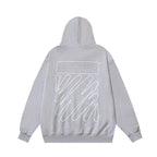 OFF Logo Print Hoodie