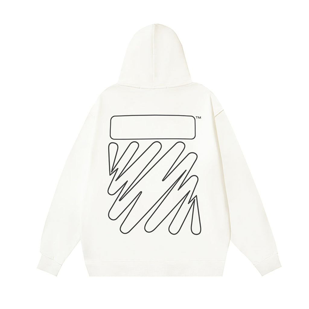 OFF Logo Print Hoodie