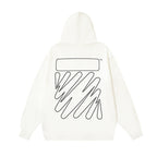 OFF Logo Print Hoodie