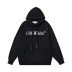 OFF Logo Print Hoodie