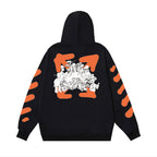 OFF Logo Print Hoodie