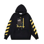 OFF Logo Print Hoodie