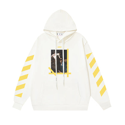 OFF Logo Print Hoodie