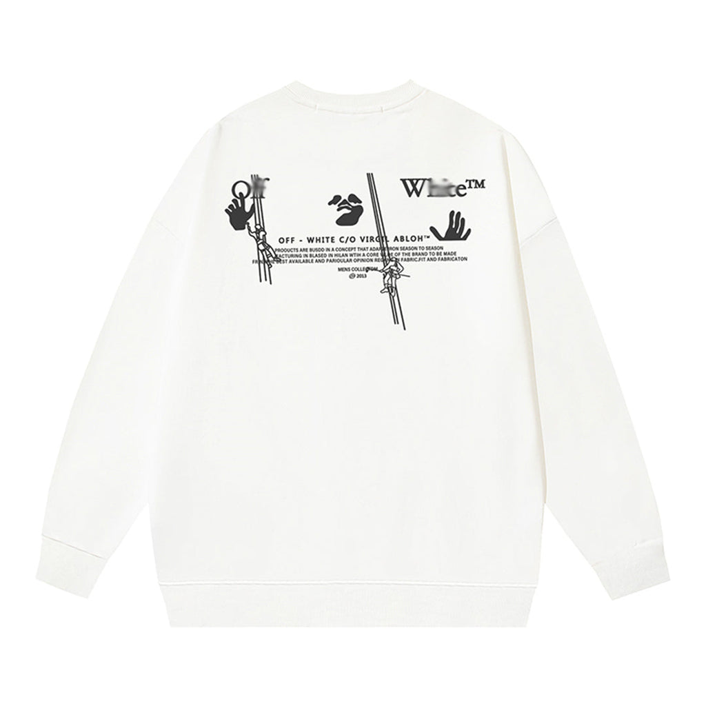 OFF Logo Print Sweatshirt