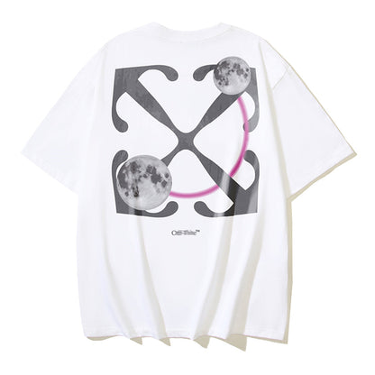 OFF Moon Print T-shirt