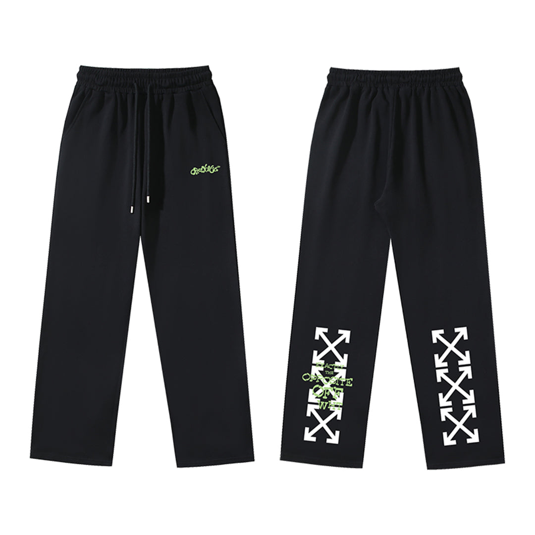 OFF Logo Print Sweatpants