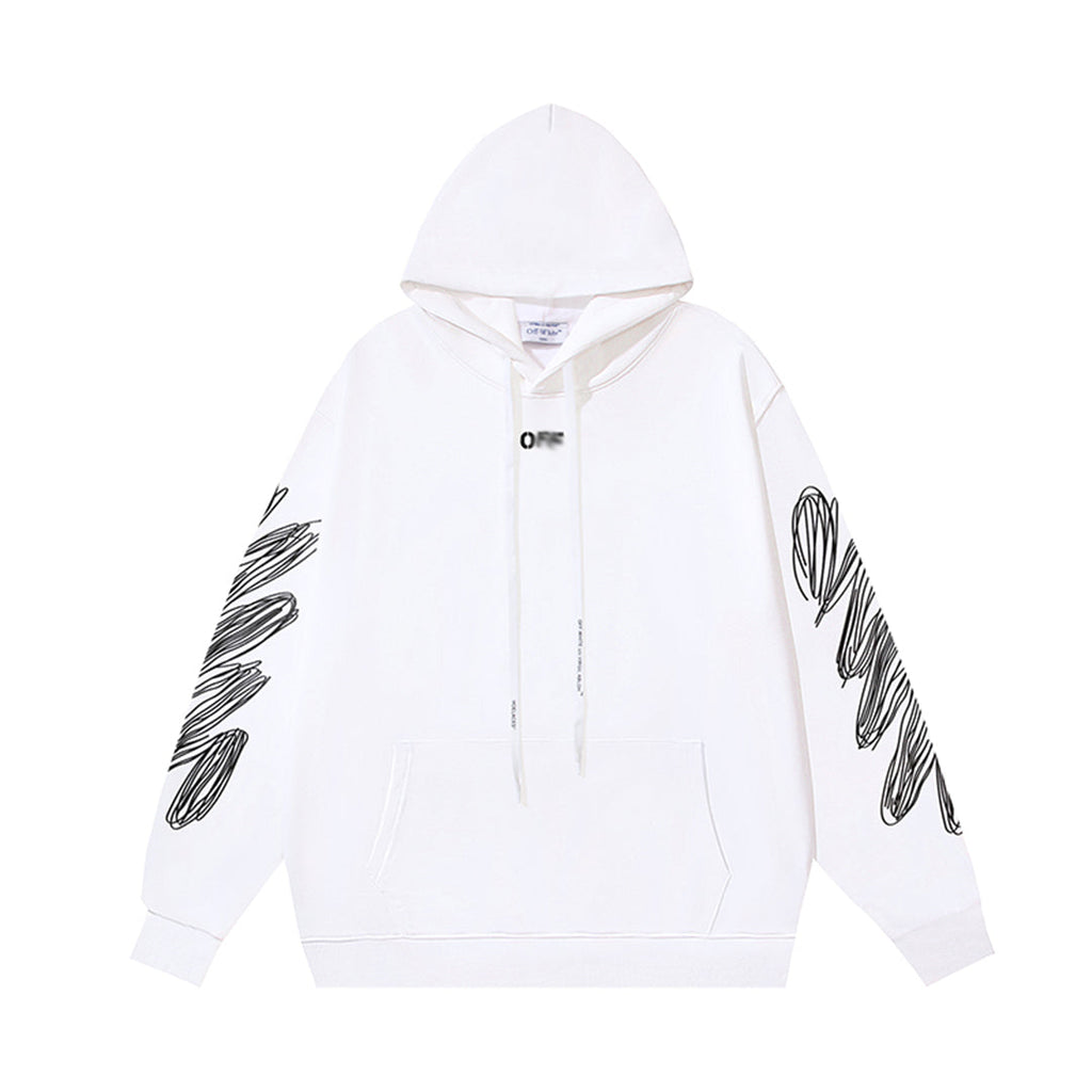 OFF Logo Print Hoodie