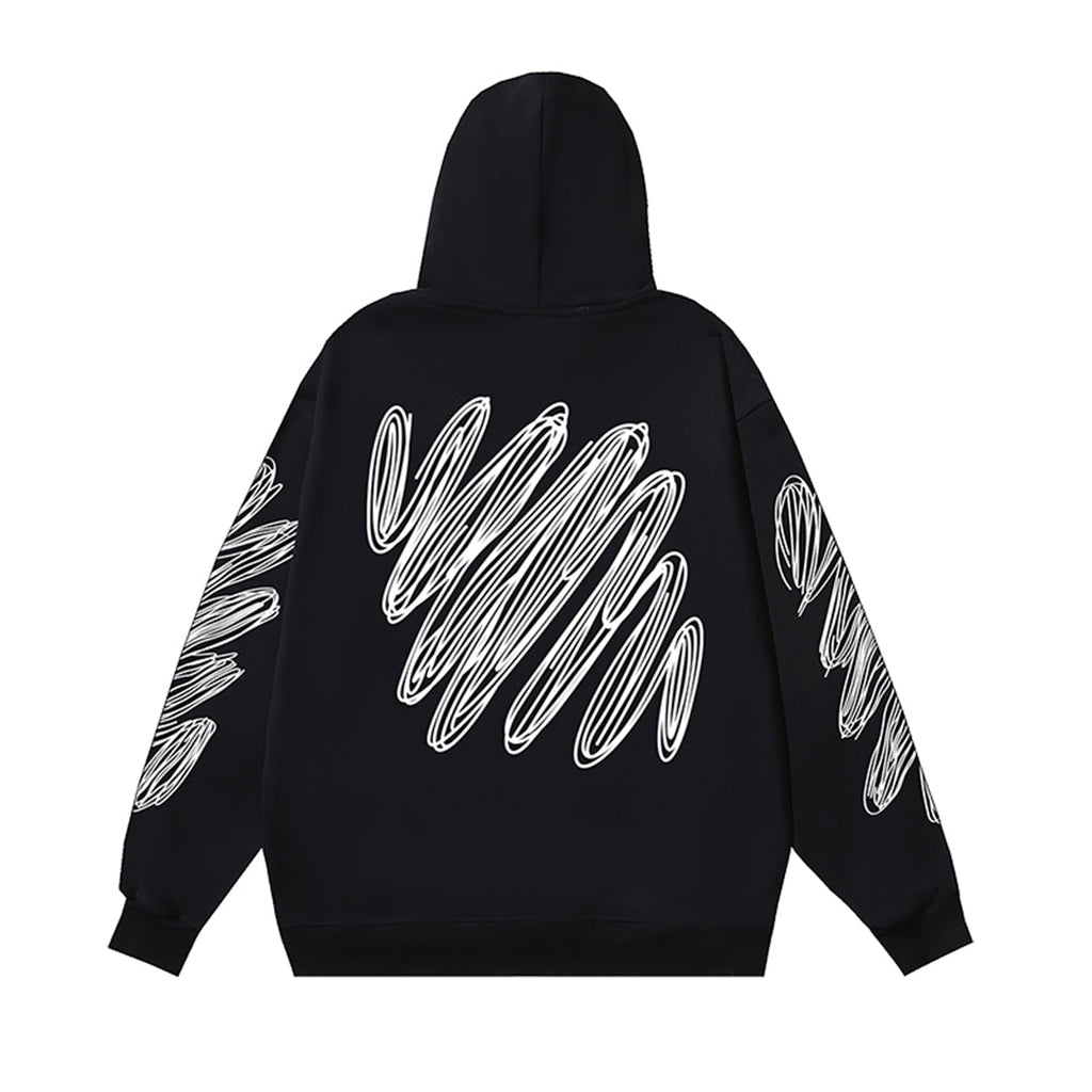OFF Logo Print Hoodie
