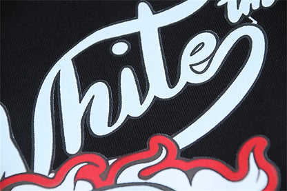 OFF Logo Print Hoodie Jacket