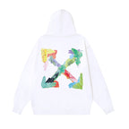 OFF Logo Print Hoodie