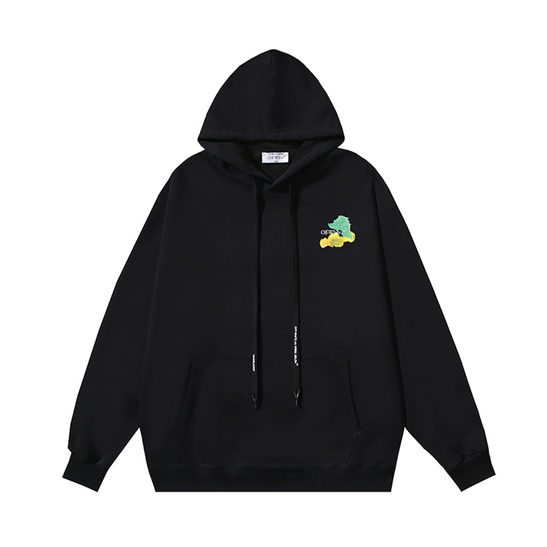 OFF Logo Print Hoodie