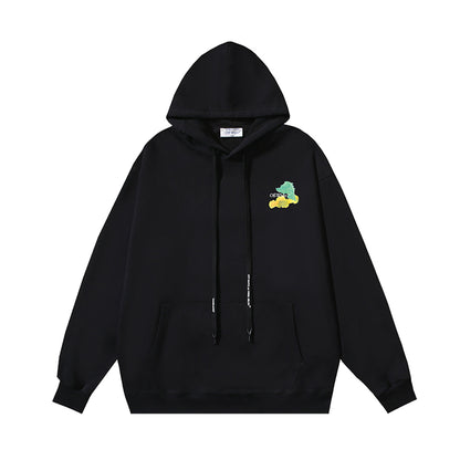 OFF Logo Print Hoodie