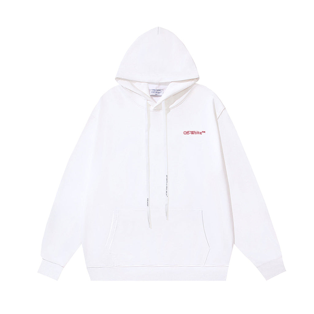 OFF Logo Print Hoodie
