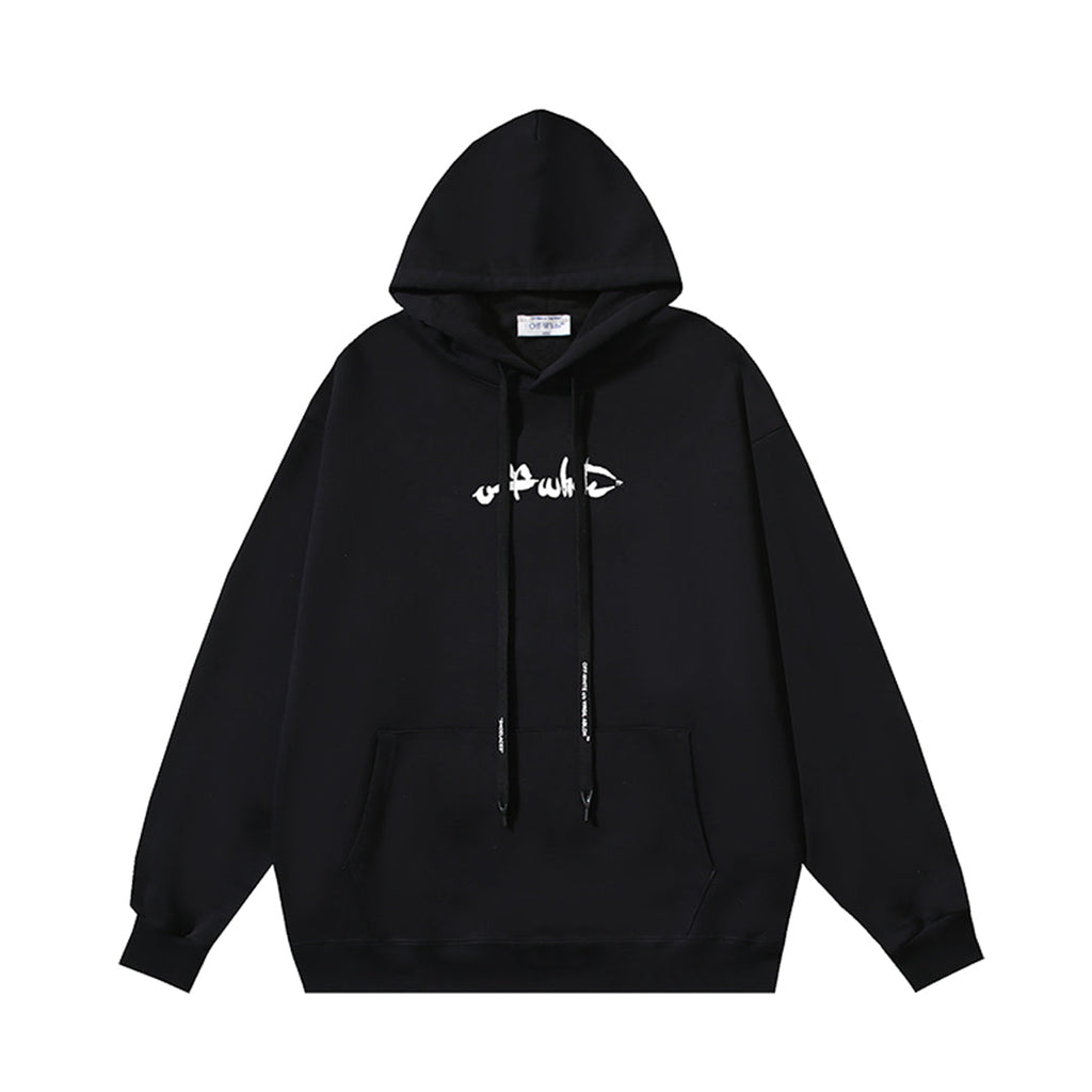 OFF Logo Print Hoodie