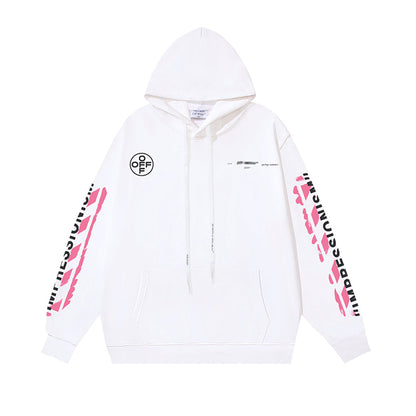 OFF Logo Print Hoodie