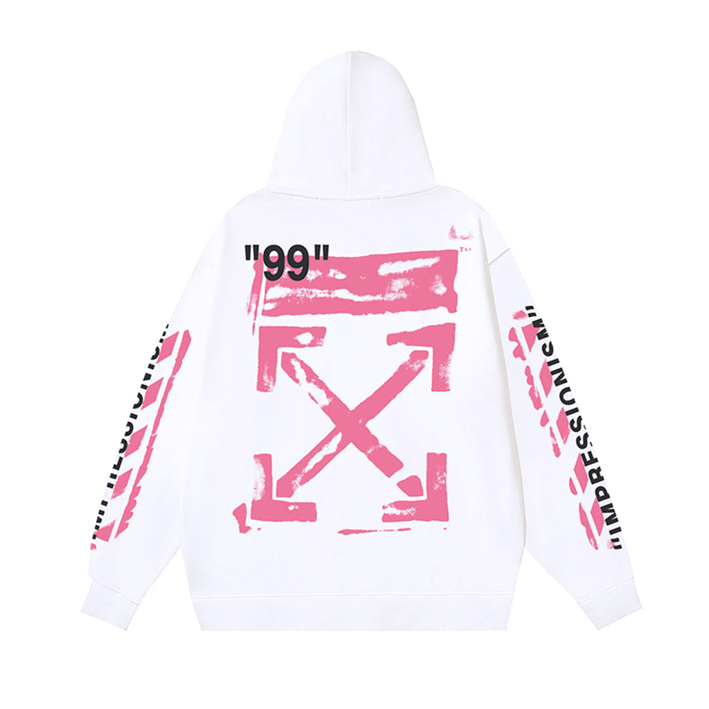 OFF Logo Print Hoodie