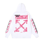 OFF Logo Print Hoodie