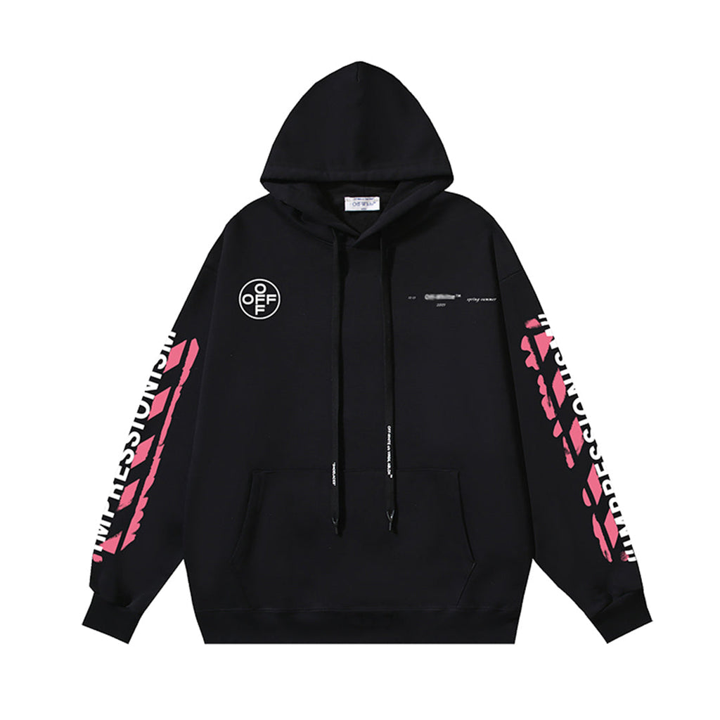OFF Logo Print Hoodie