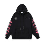 OFF Logo Print Hoodie