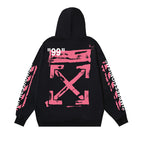 OFF Logo Print Hoodie