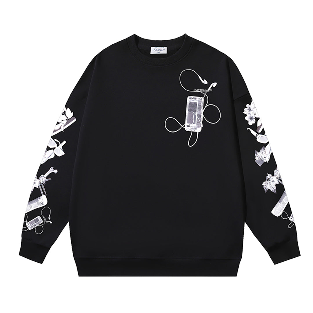 OFF Logo Print Sweatshirt