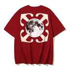 OFF Moon Print T-shirt