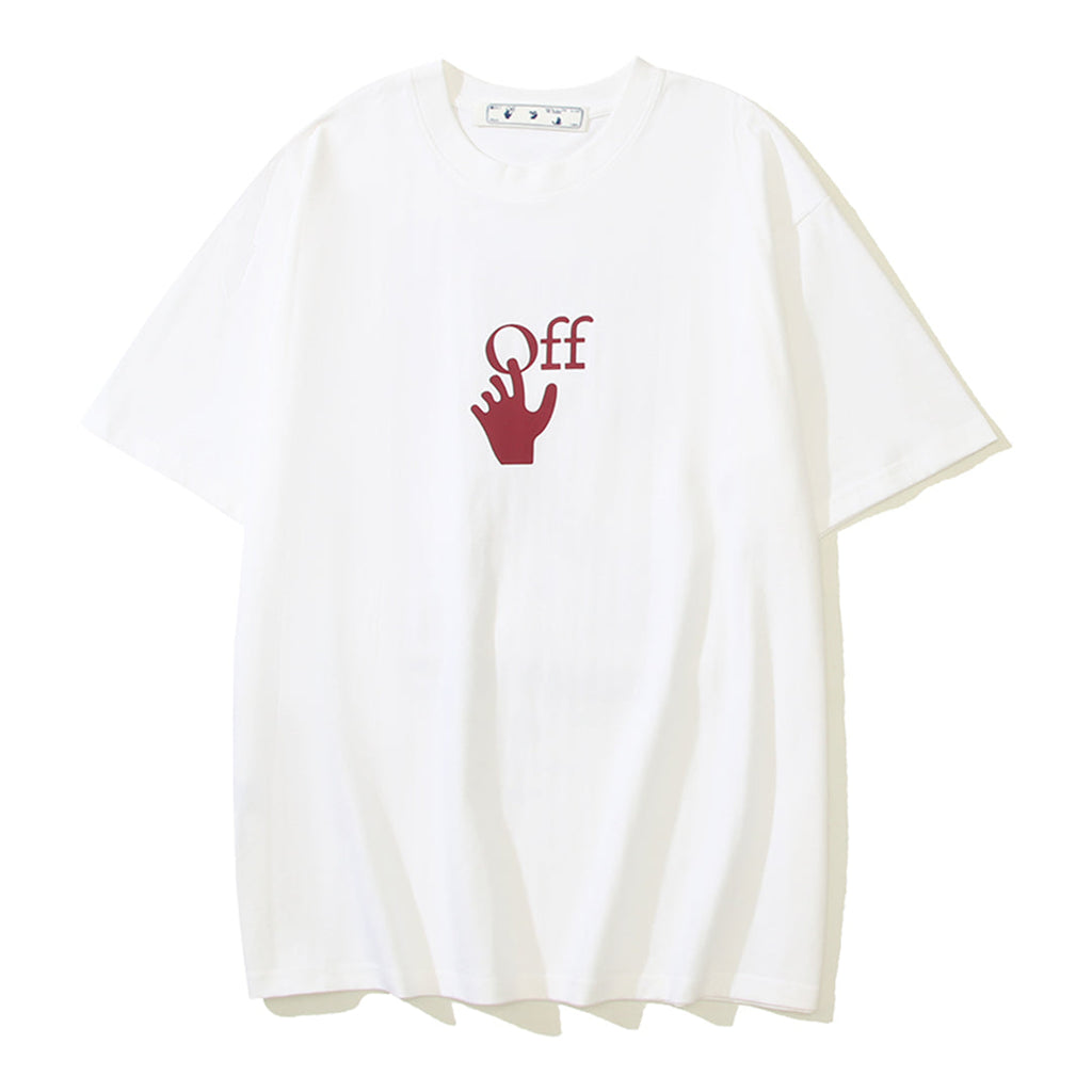 OFF Skeleton Print T-shirt